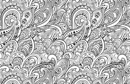 Libro para Pintar - Peaceful Paisleys