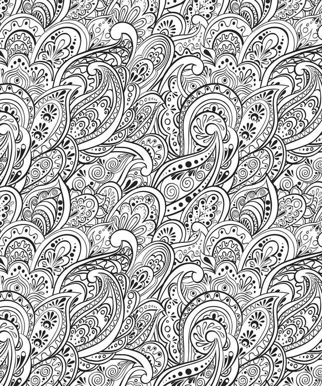 Libro para Pintar - Peaceful Paisleys