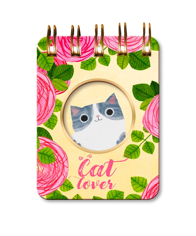 Mini Block con Espiral Planet Cat Amarillo