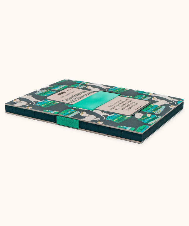 Libreta Mediana con Elástico para Celular - Smart Pups