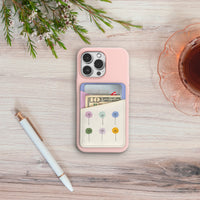 Porta Tarjeta Celular Dotted Palms