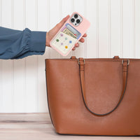 Porta Tarjeta Celular Dotted Palms