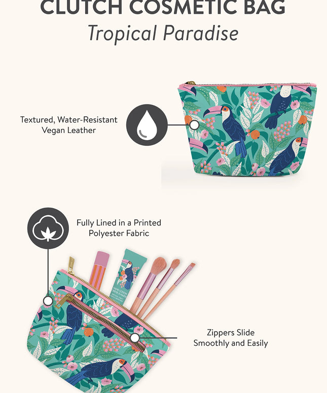 Cosmetiquero Mediano - Paraíso Tropical
