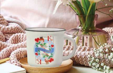 Taza Porcelana - King