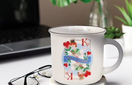 Taza Porcelana - King