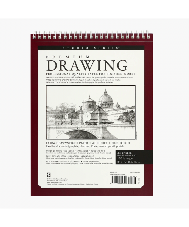 Croquera Dibujo Hoja Calidad Superior