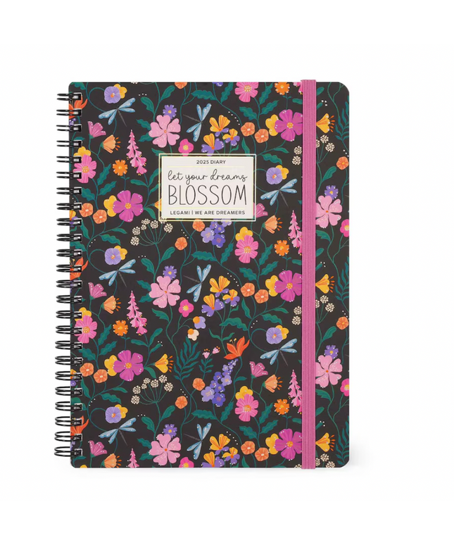 Agenda Grande Sem Vista 2025 12M - Wildflowers