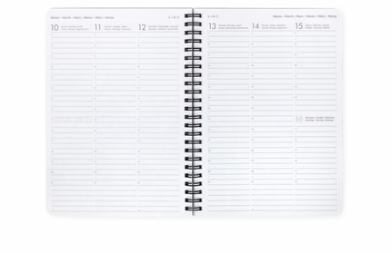 Agenda Grande Sem Vista 2025 12M - Wildflowers