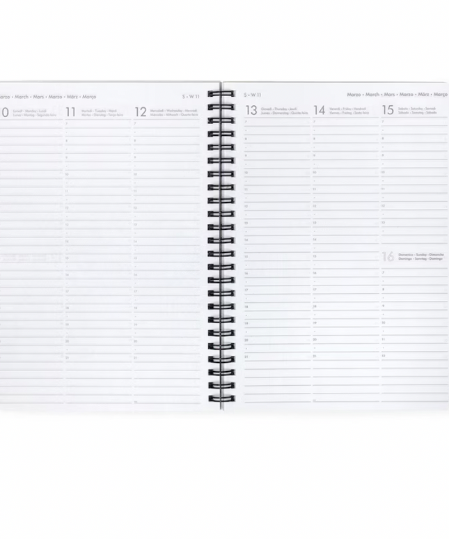 Agenda Grande Sem Vista 2025 12M - Wildflowers