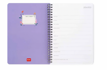 Agenda Grande Sem Vista 2025 12M - Wildflowers