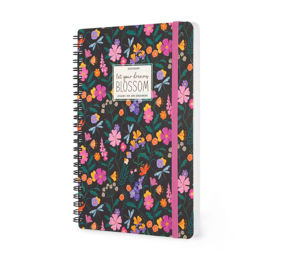 Agenda Grande Sem Vista 2025 12M - Wildflowers