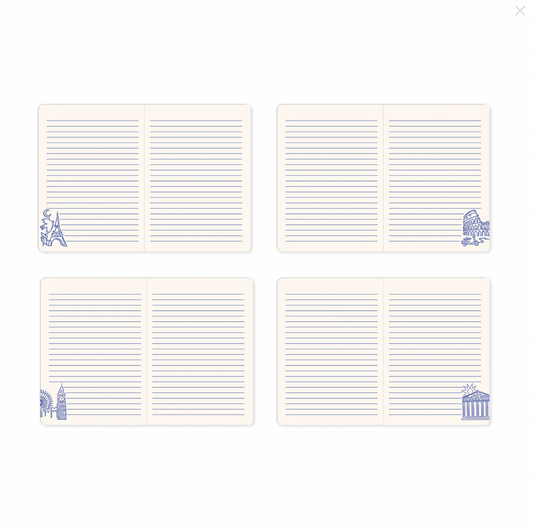 Libreta A5 Destinos