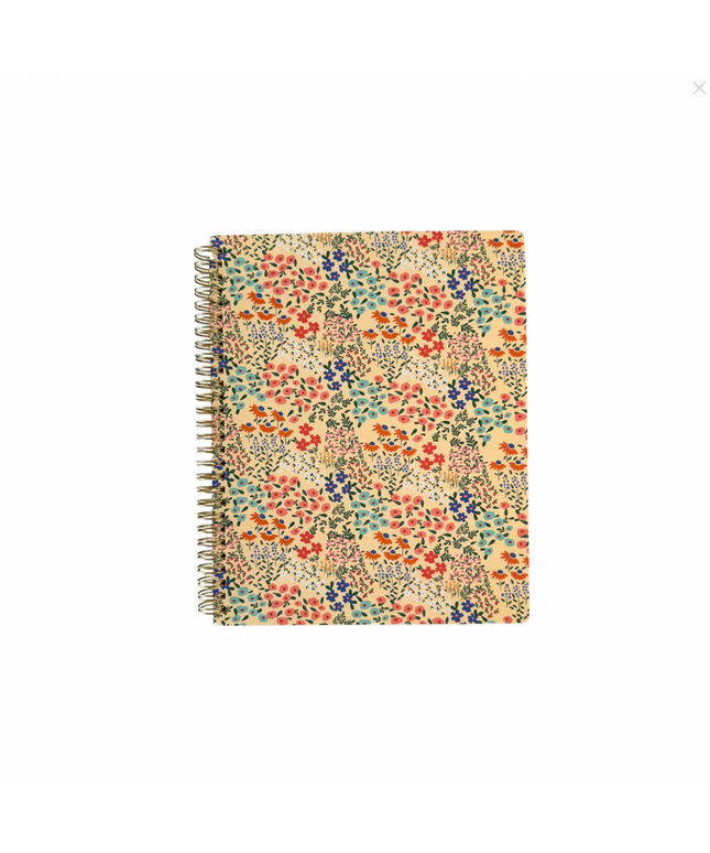 Cuaderno Grande Floral