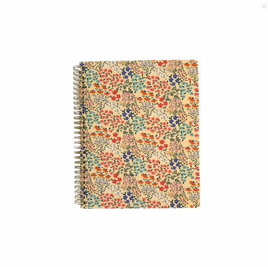 Cuaderno Grande Floral