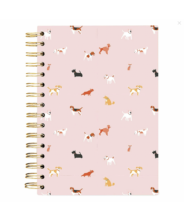 Cuaderno Perritos Rosados