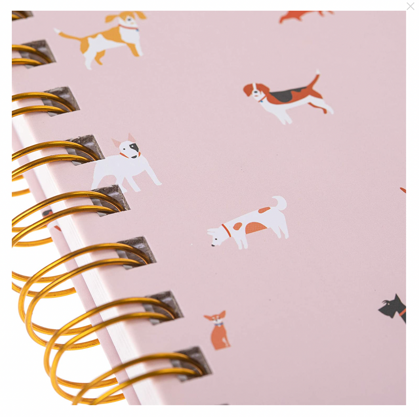 Cuaderno Perritos Rosados