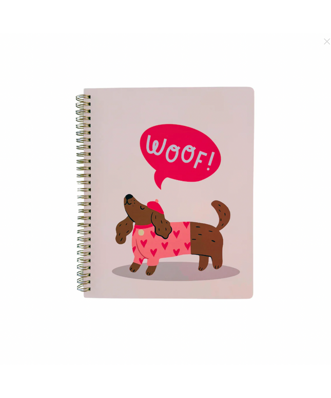Cuaderno Grande Perro Woof!