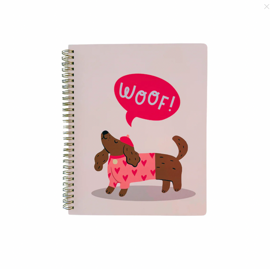 Cuaderno Grande Perro Woof!