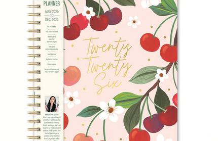 Agenda 2026 XL Sem Vista 17M - Fruit and Flora