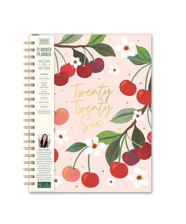 Agenda 2026 XL Sem Vista 17M - Fruit and Flora