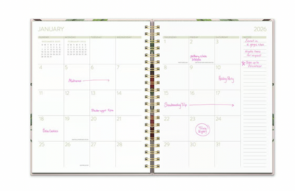 Agenda 2026 XL Sem Vista 17M - Fruit and Flora