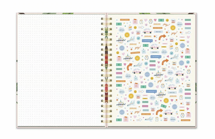 Agenda 2026 XL Sem Vista 17M - Fruit and Flora