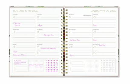 Agenda 2026 XL Sem Vista 17M - Fruit and Flora