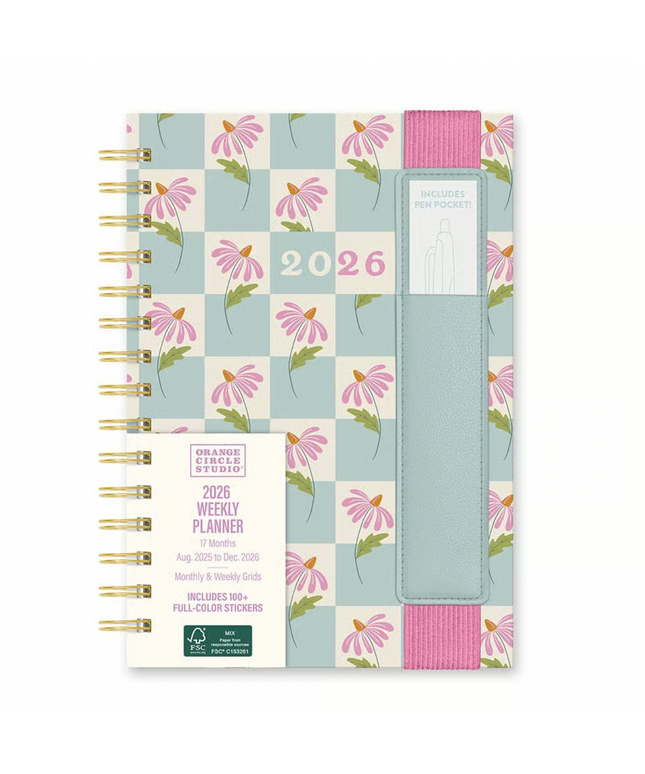 Agenda 2026 Anillada Sem Vista 17M - Azul Coneflower