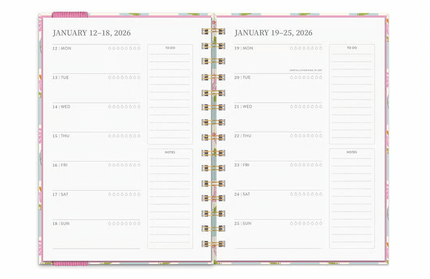 Agenda 2026 Anillada Sem Vista 17M - Azul Coneflower