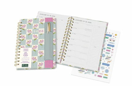 Agenda 2026 Anillada Sem Vista 17M - Azul Coneflower