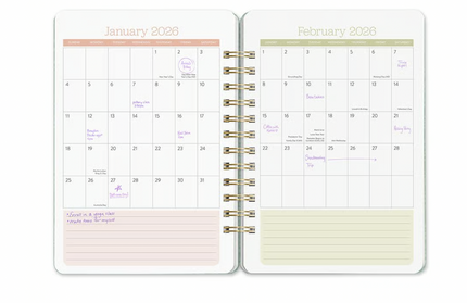 Agenda 2026 Anillada Sem Vista 17M - Fruit and Flora