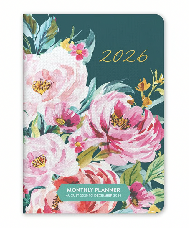 Agenda 2026 Bolsillo Mensual 17M - Bella Flora