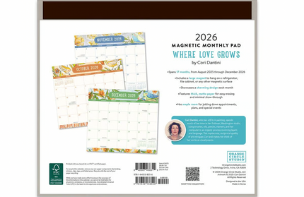 Calendario 2026 Magnético 17M - Where Love Grows