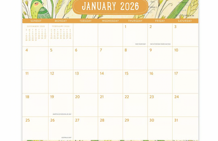 Calendario 2026 Magnético 17M - Where Love Grows