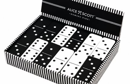 Caja Metálica Chica - Varios Diseños Domino Alice Scott