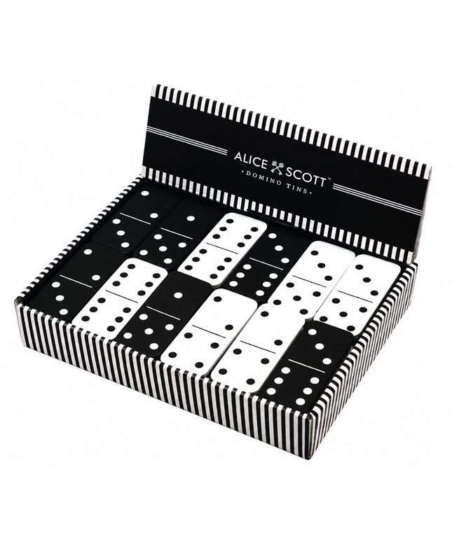 Caja Metálica Chica - Varios Diseños Domino Alice Scott