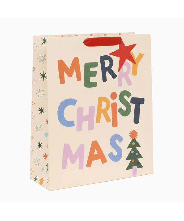 Bolsa Regalo Shopper Navidad - Merry Christmas