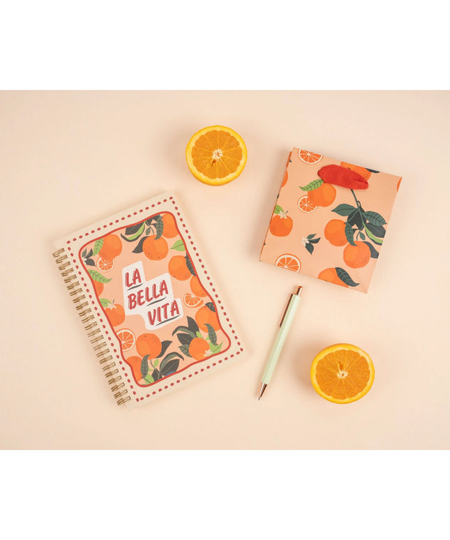 Cuaderno Mediano Composición - Naranjas La Bella Vita