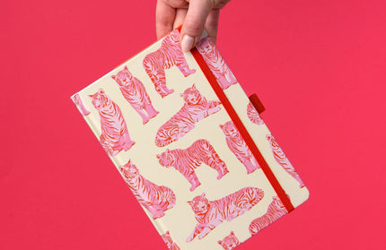 Cuaderno A5 PINK TIGERS