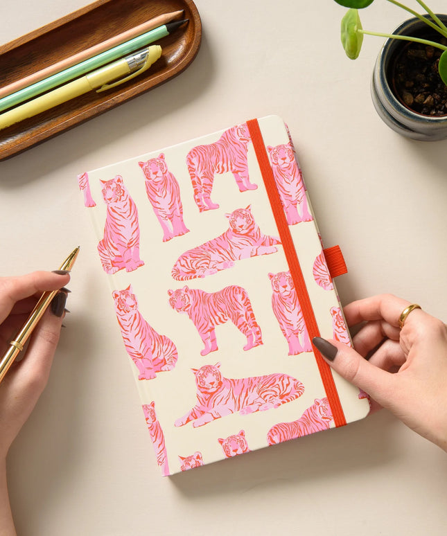 Cuaderno A5 PINK TIGERS