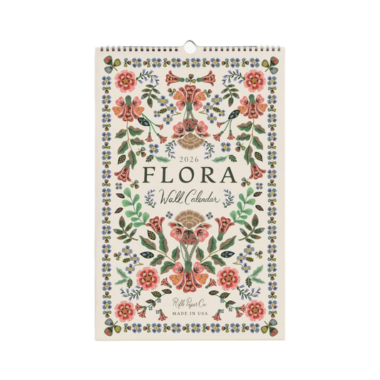 Calendarios 2026 Pared 12M - Flora
