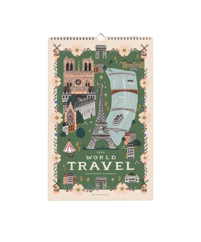 Calendarios 2026 Pared 12M - Travel