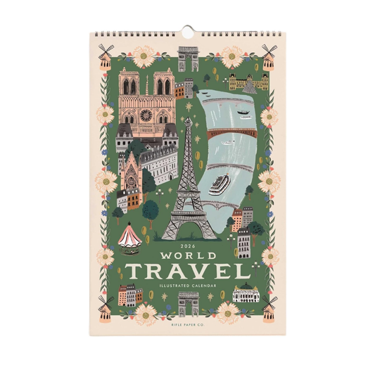 Calendarios 2026 Pared 12M - Travel