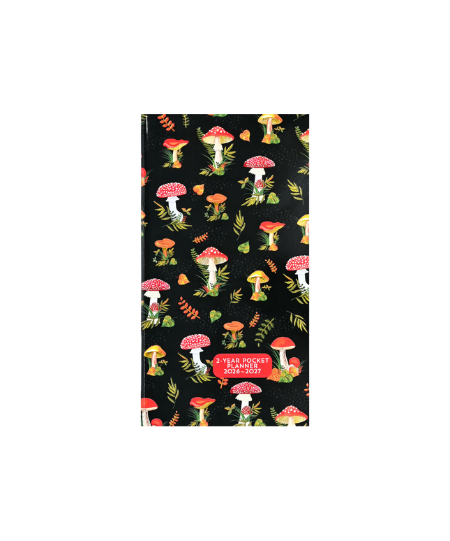 Agenda 2026 Bolsillo 24M - Mushrooms