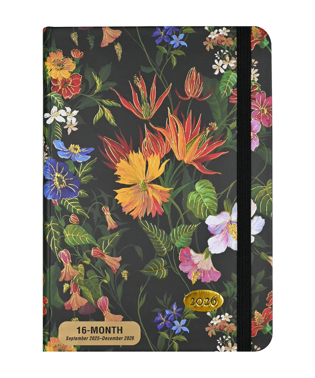 Agenda 2026 Sem Vista 16M - Floral Paradise