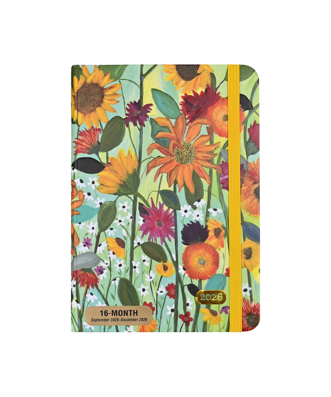 Agenda 2026 Sem Vista 16M - Sunflower Dreams