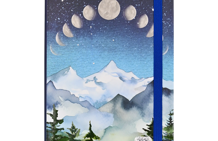 Agenda 2026 Sem Vista 16M - Moonlit Mountains