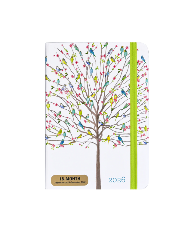 Agenda 2026 Sem Vista 16M - Tree of Budgies