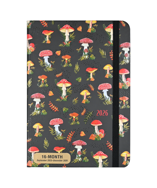 Agenda 2026 Sem Vista 16M - Mushrooms
