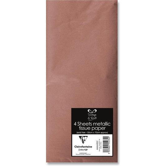 Papel Seda Rose Gold